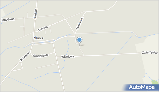 Otmuchów, Truskawkowa, mapa Otmuchów