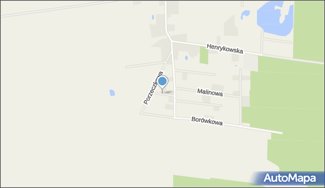 Przybyszewo gmina Święciechowa, Truskawkowa, mapa Przybyszewo gmina Święciechowa