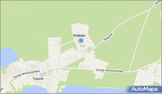 Stęszewko, Truflowa, mapa Stęszewko