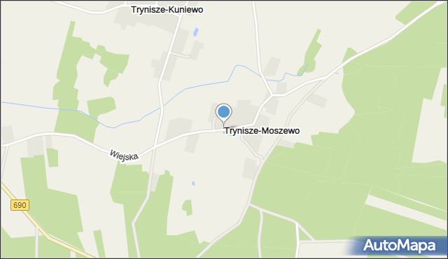 Trynisze-Moszewo, Trynisze-Moszewo, mapa Trynisze-Moszewo