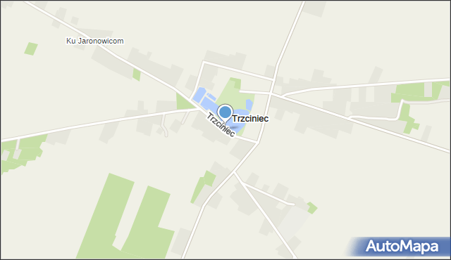 Trzciniec gmina Nagłowice, Trzciniec, mapa Trzciniec gmina Nagłowice