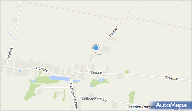 Trzebce, Trzebce, mapa Trzebce