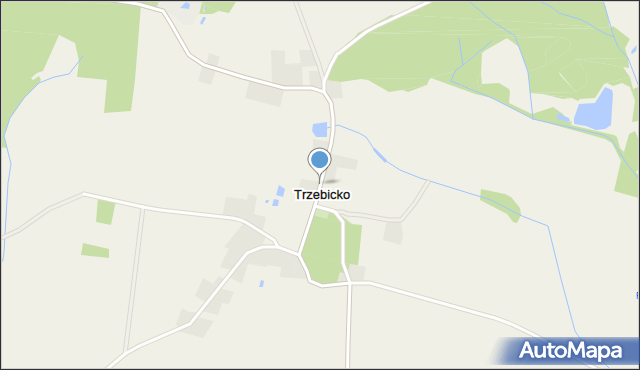 Trzebicko, Trzebicko, mapa Trzebicko