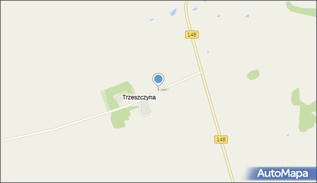 Trzeszczyna, Trzeszczyna, mapa Trzeszczyna