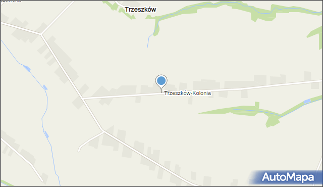 Trzeszków, Trzeszków, mapa Trzeszków