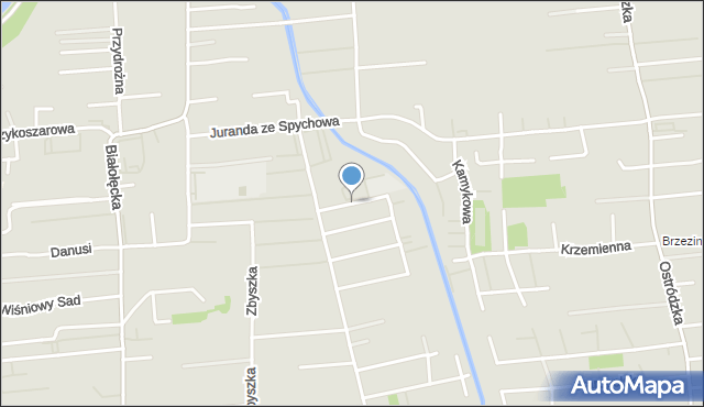 Warszawa, Truskawkowa, mapa Warszawy