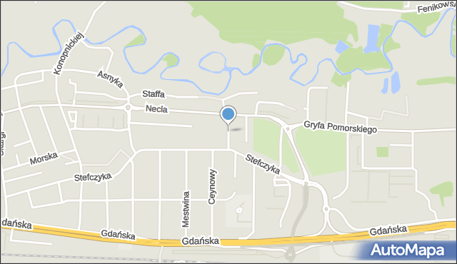 Wejherowo, Trepczyka Jana, mapa Wejherowo