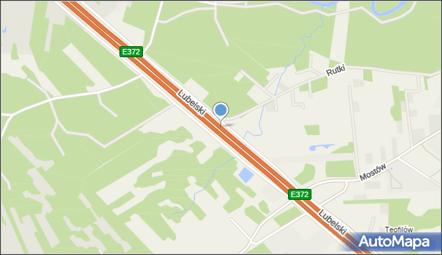 Wola Karczewska, Trakt Lubelski, mapa Wola Karczewska