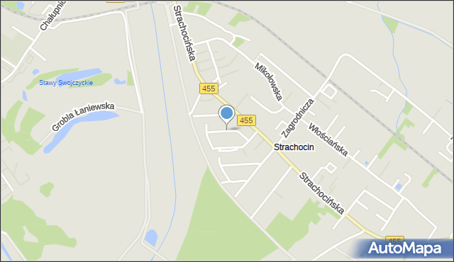 Wrocław, Treski Jerzego, mapa Wrocławia