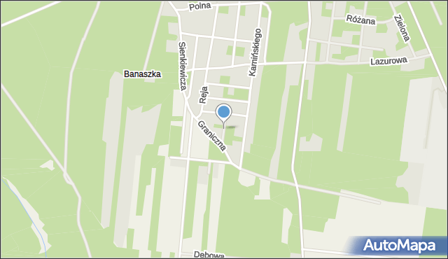 Białobrzegi, Tuwima Juliana, mapa Białobrzegi