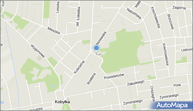 Kobyłka, Turka Jerzego, mapa Kobyłka