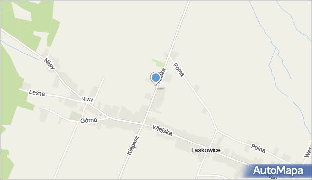 Laskowice gmina Lasowice Wielkie, Tulska, mapa Laskowice gmina Lasowice Wielkie