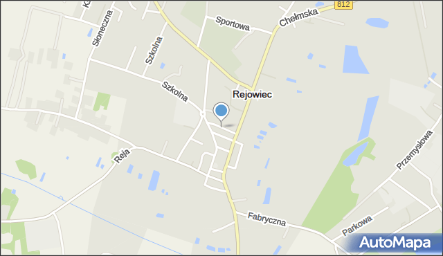 Rejowiec powiat chełmski, Turewiczów Franciszki i Feliksa, mapa Rejowiec powiat chełmski