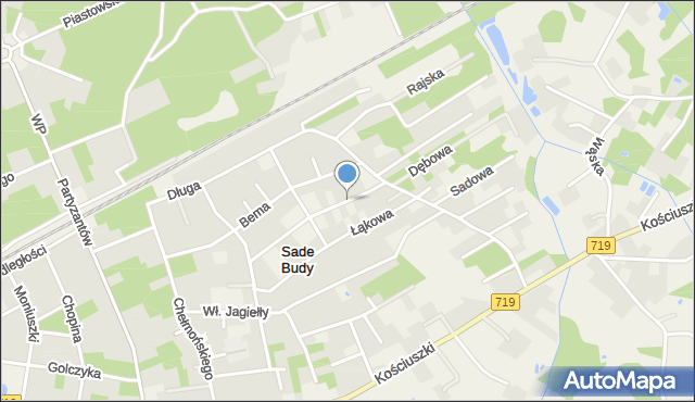 Sade Budy, Tuwima Juliana, mapa Sade Budy