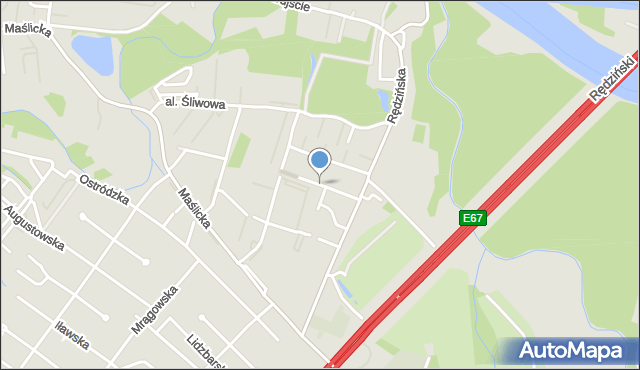 Wrocław, Turoszowska, mapa Wrocławia