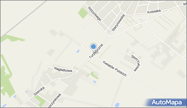 Zieleniewo gmina Kołobrzeg, Turystyczna, mapa Zieleniewo gmina Kołobrzeg