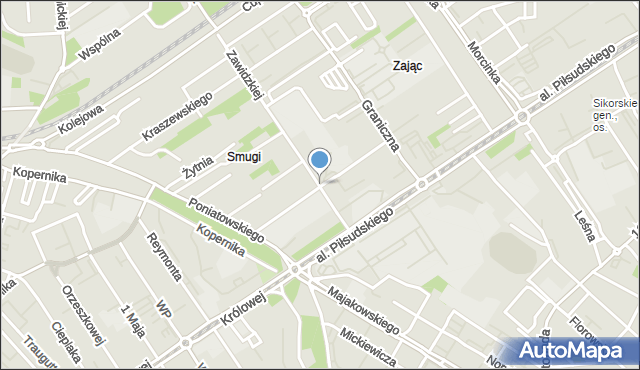 Dąbrowa Górnicza, Twarda, mapa Dąbrowa Górnicza