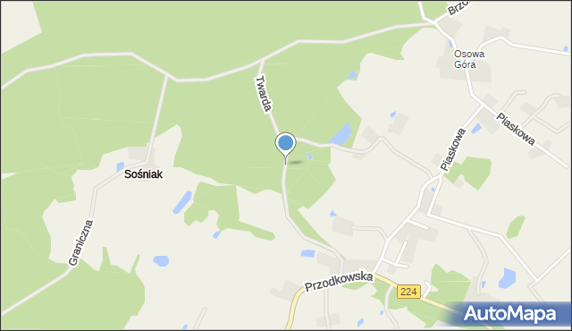 Kobysewo, Twarda, mapa Kobysewo
