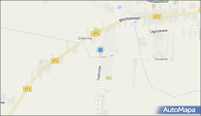 Lisków, Twórców Liskowa, mapa Lisków