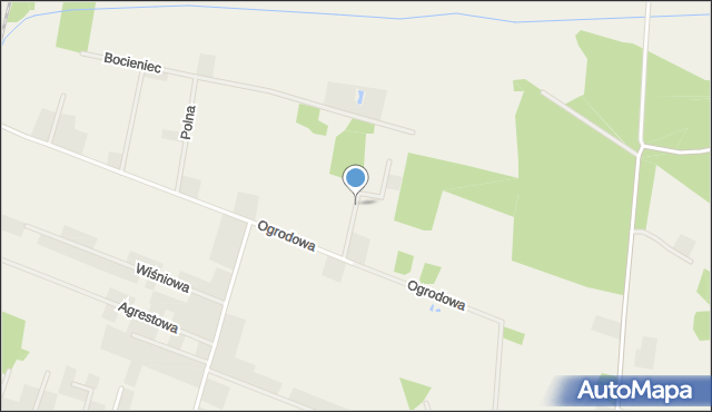 Białuń gmina Goleniów, Tymiankowa, mapa Białuń gmina Goleniów