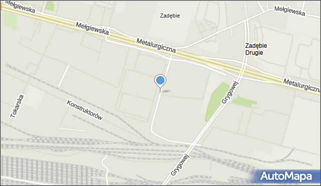 Lublin, Tyszowiecka, mapa Lublina