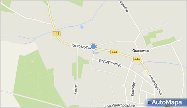 Sulmierzyce powiat krotoszyński, Tyczyńskiego Wojciecha, płk., mapa Sulmierzyce powiat krotoszyński