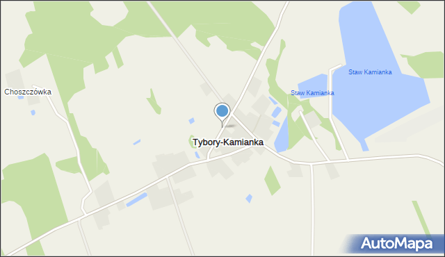 Tybory-Kamianka, Tybory-Kamianka, mapa Tybory-Kamianka