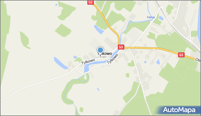 Tylkowo, Tylkowo, mapa Tylkowo