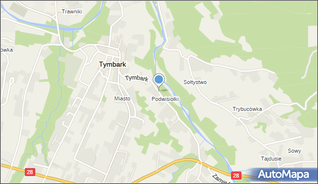 Tymbark, Tymbark, mapa Tymbark