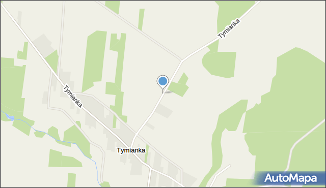 Tymianka gmina Nurzec-Stacja, Tymianka, mapa Tymianka gmina Nurzec-Stacja