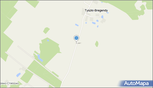 Tyszki-Bregendy, Tyszki-Bregendy, mapa Tyszki-Bregendy