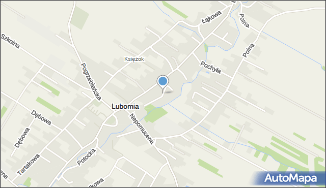 Lubomia, Uboczna, mapa Lubomia