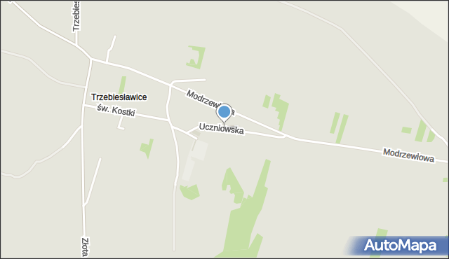 Dąbrowa Górnicza, Uczniowska, mapa Dąbrowa Górnicza