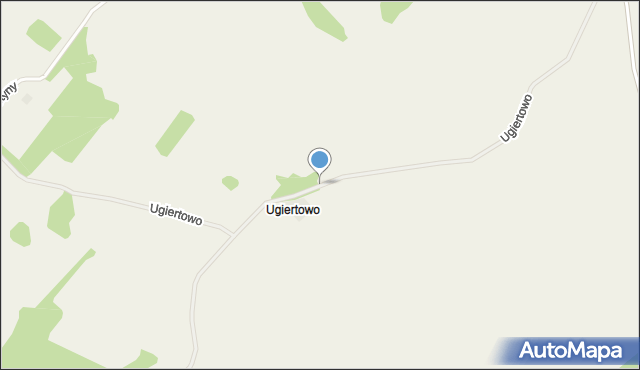 Ugiertowo, Ugiertowo, mapa Ugiertowo