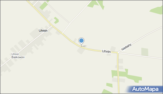 Uhnin, Uhnin, mapa Uhnin