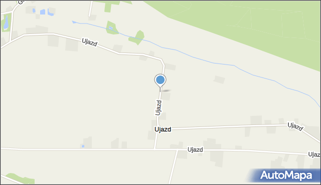 Ujazd gmina Cieszków, Ujazd, mapa Ujazd gmina Cieszków