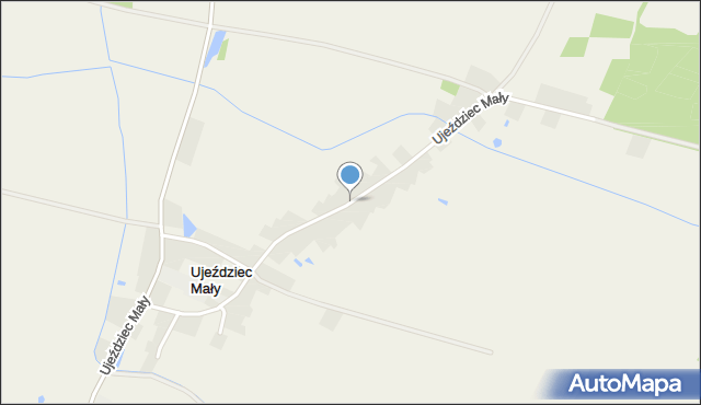 Ujeździec Mały, Ujeździec Mały, mapa Ujeździec Mały
