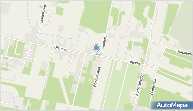 Stefanowo gmina Lesznowola, Ułanów, mapa Stefanowo gmina Lesznowola