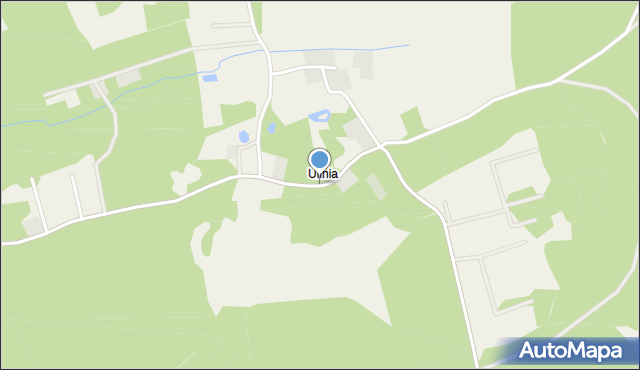 Szczenurze, Ulinia, mapa Szczenurze