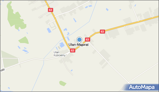 Ulan-Majorat, Ulan-Majorat, mapa Ulan-Majorat