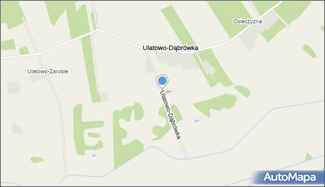 Ulatowo-Dąbrówka, Ulatowo-Dąbrówka, mapa Ulatowo-Dąbrówka