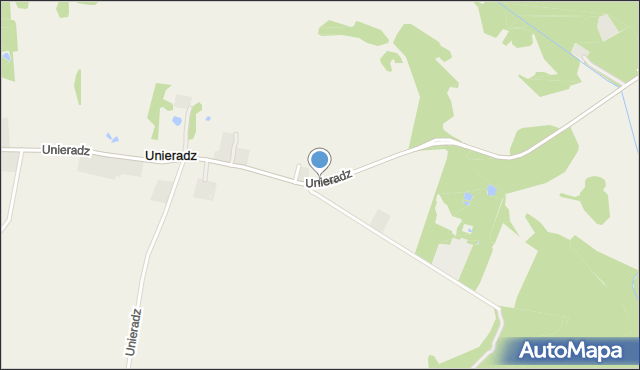 Unieradz, Unieradz, mapa Unieradz
