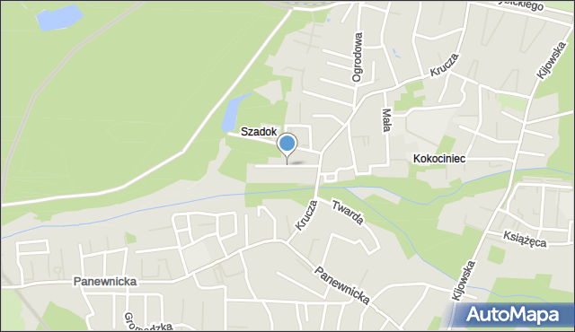 Katowice, Urocza, mapa Katowic