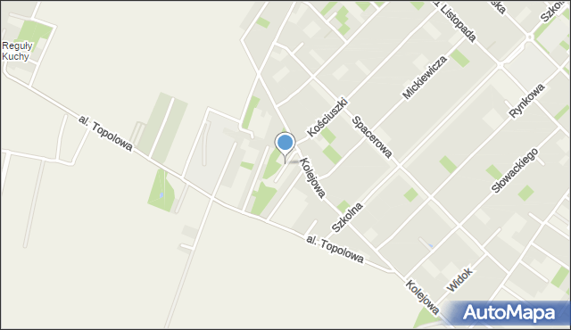 Michałowice powiat pruszkowski, Urocza, mapa Michałowice powiat pruszkowski