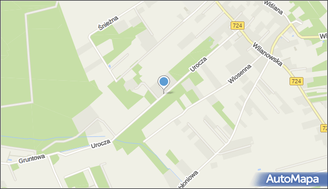 Słomczyn gmina Konstancin-Jeziorna, Urocza, mapa Słomczyn gmina Konstancin-Jeziorna