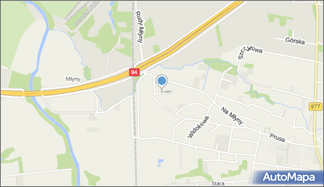 Tarnowiec gmina Tarnów, Urwana, mapa Tarnowiec gmina Tarnów