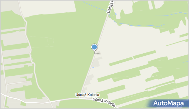 Uściąż-Kolonia, Uściąż-Kolonia, mapa Uściąż-Kolonia