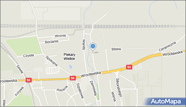 Legnica, V Dywizji Piechoty, mapa Legnicy