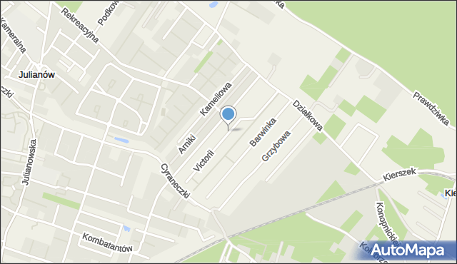 Józefosław, Victorii, mapa Józefosław