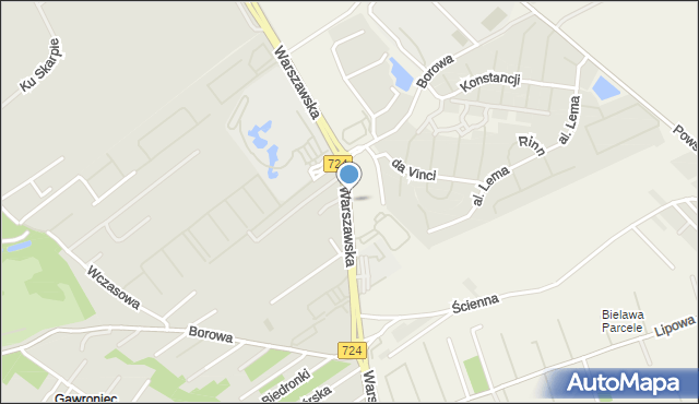 Bielawa gmina Konstancin-Jeziorna, Warszawska, mapa Bielawa gmina Konstancin-Jeziorna